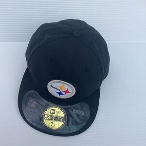 Pittsburgh Steelers New‎ Era 59FIFTY Fitted Hat Black Size
